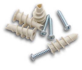 PLASTIC SELF DRILL ANCHOR KIT (100/ctn)