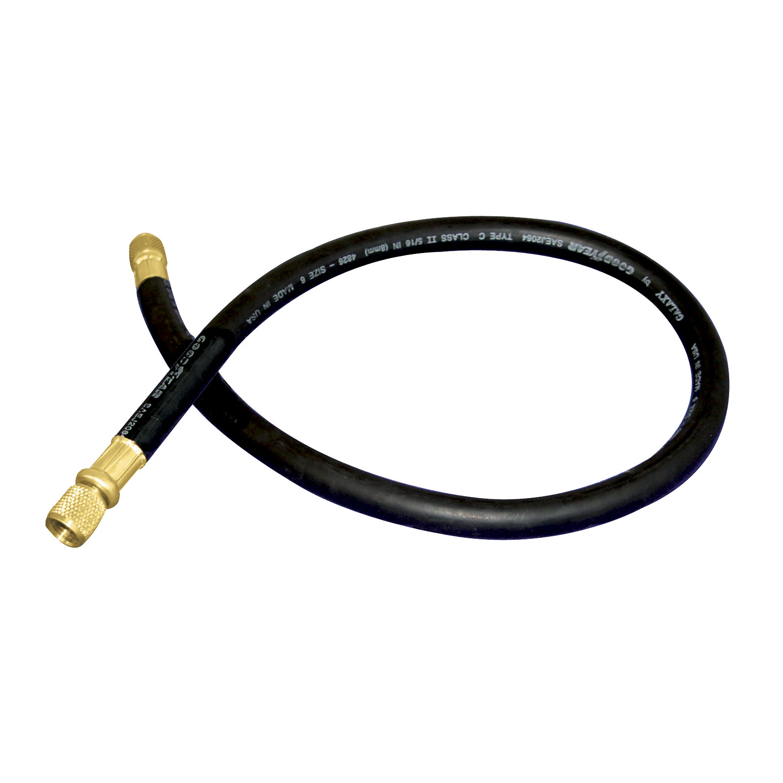 CHARGING HOSE 3/8"X180CM,BLACK