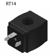RT14 Parker Solenoid Coil 14W  230v 50/60Hz Din Plug connection