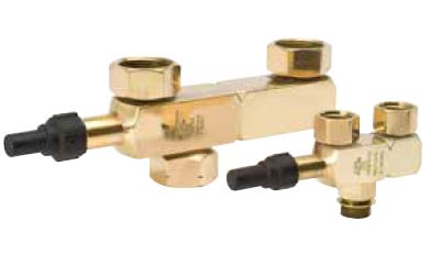 MUELLER 3-WAY VALVE 1/2 FPT