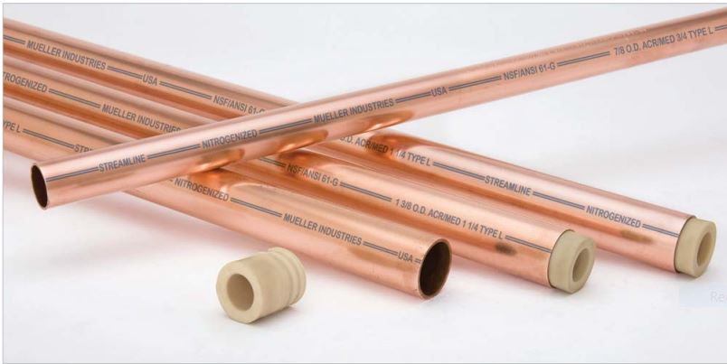 COPPER TUBE2.1/8OD X 5M 1.78mm WT